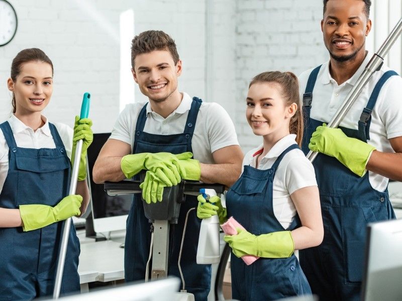 Professional Cleaning Staff